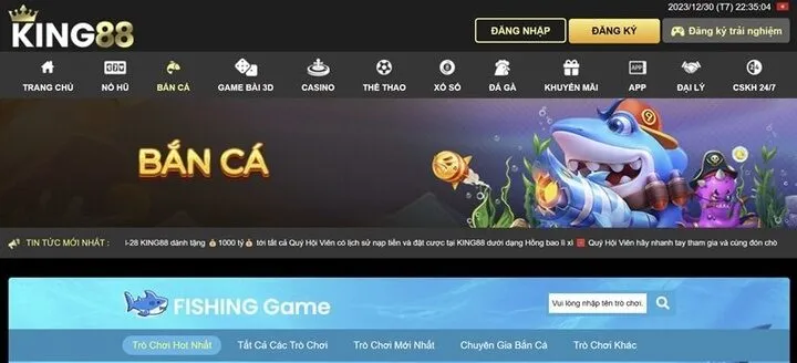 King88 nơi quy tụ trò chơi hấp dẫn nhất