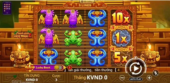 Thông tin chung về game Thành phố vàng Maya King88